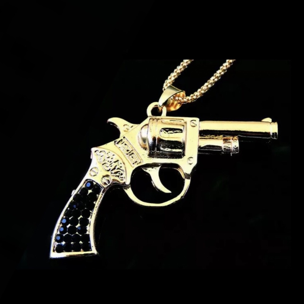 Black/Gold Necklace